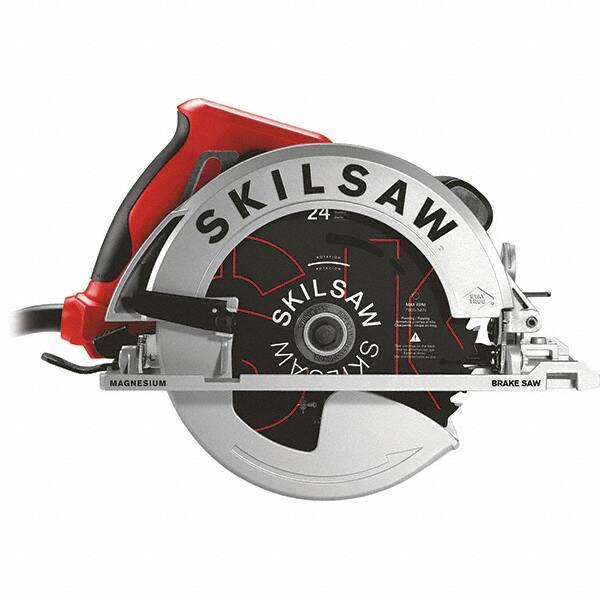 Skilsaw - 15 Amps, 7-1/4" Blade Diam, 5,300 RPM, Electric Circular Saw - 120 Volts, 10' Cord Length, 5/8" Arbor Hole, Left Blade - Eagle Tool & Supply