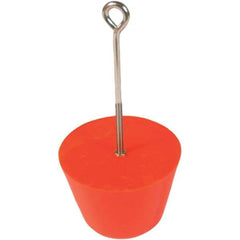 UltraTech - 7" Long x 6' Wide, Polyurethane Drain Plug - 6" Diam, Orange, Use for Spill Response - Eagle Tool & Supply