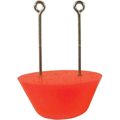 UltraTech - 1' Long x 1' Wide, Polyurethane Drain Plug - 10" Diam, Orange, Use for Spill Response - Eagle Tool & Supply