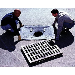 UltraTech - 4' Long x 3' Wide, Ultra X-TEX Drain Guard - Black, Use for Stormwater/Construction Compliance - Eagle Tool & Supply