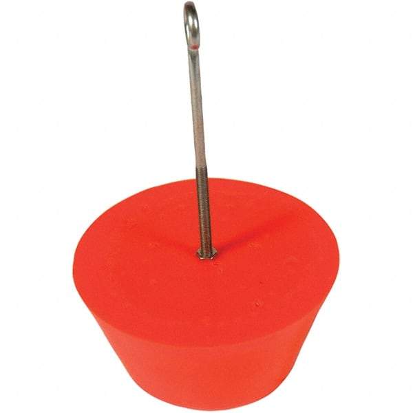 UltraTech - 9" Long x 8' Wide, Polyurethane Drain Plug - 8" Diam, Orange, Use for Spill Response - Eagle Tool & Supply