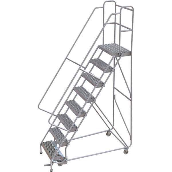 TRI-ARC - Rolling & Wall Mounted Ladders & Platforms Type: Rolling Warehouse Ladder Style: Rolling Safety Ladder - Eagle Tool & Supply