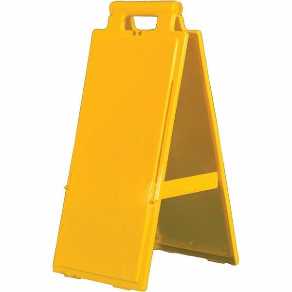 PRO-SAFE - Cone & A Frame Floor Signs Shape: A-Frame Type: Restroom, Janitorial & Housekeeping - Eagle Tool & Supply