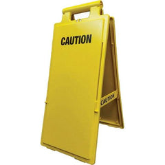 PRO-SAFE - Cone & A Frame Floor Signs Shape: A-Frame Type: Restroom, Janitorial & Housekeeping - Eagle Tool & Supply
