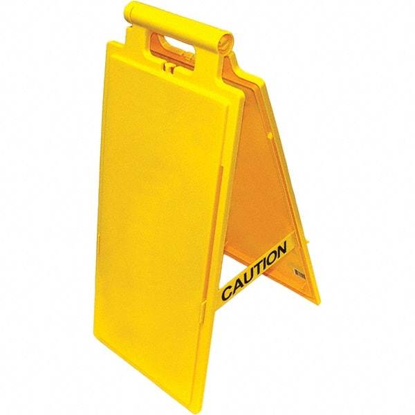 PRO-SAFE - Cone & A Frame Floor Signs Shape: A-Frame Type: Restroom, Janitorial & Housekeeping - Eagle Tool & Supply