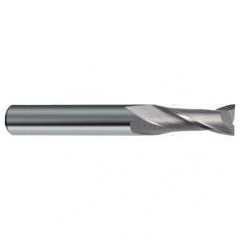 5/16 Dia. x 3 Overall Length 2-Flute Square End Solid Carbide SE End Mill-Round Shank-Center Cut-Uncoated - Eagle Tool & Supply