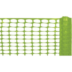 PRO-SAFE - 100' Long x 4' High, Lime Reusable Safety Fence - Eagle Tool & Supply