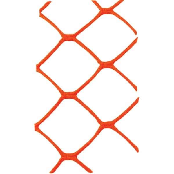 PRO-SAFE - 100' Long x 4' High, Orange Reusable Safety Fence - Eagle Tool & Supply