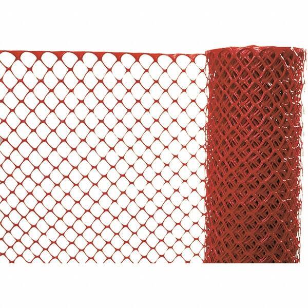 PRO-SAFE - 100' Long x 4' High, Orange Reusable Safety Fence - Eagle Tool & Supply