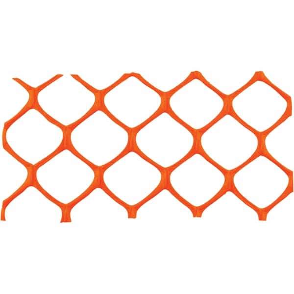 PRO-SAFE - 50' Long x 5' High, Orange Reusable Safety Fence - Eagle Tool & Supply