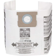 Ridgid - Vacuum Cleaner Bags Bag Type: Dust Collection Bag Vacuum Tank Capacity: 10.00 Gal - Eagle Tool & Supply