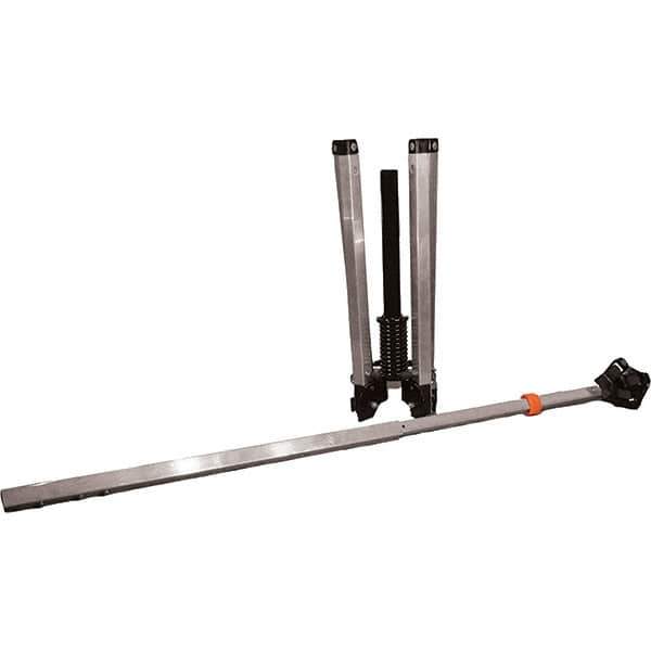 PRO-SAFE - 1-1/2' High, Traffic Sign Mounting Hardware - Aluminum, Compatible with 66" High x 48" Wide Signs, Silver - Eagle Tool & Supply