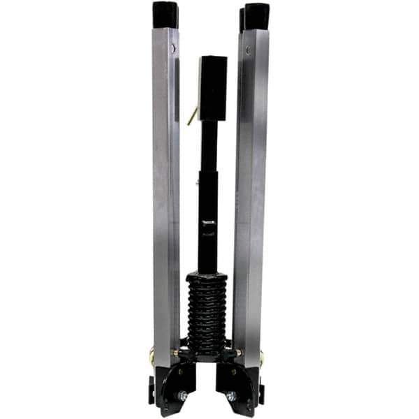 PRO-SAFE - 1-3/4' High, Traffic Sign Mounting Hardware - Aluminum, Compatible with 69" High x 48" Wide Signs, Silver - Eagle Tool & Supply