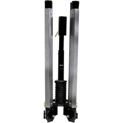 PRO-SAFE - 1-3/4' High, Traffic Sign Mounting Hardware - Aluminum, Compatible with 69" High x 48" Wide Signs, Silver - Eagle Tool & Supply