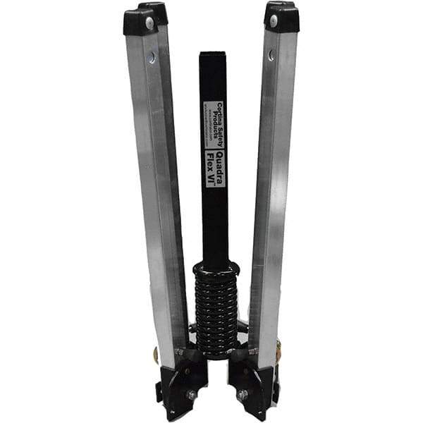 PRO-SAFE - 1-1/2' High, Traffic Sign Mounting Hardware - Aluminum, Compatible with 66" High x 48" Wide Signs, Silver - Eagle Tool & Supply