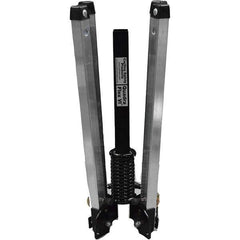 PRO-SAFE - 1-1/2' High, Traffic Sign Mounting Hardware - Aluminum, Compatible with 66" High x 48" Wide Signs, Silver - Eagle Tool & Supply