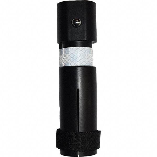 PRO-SAFE - 1/2' High, Traffic Sign Mounting Hardware - Composite, Compatible with 30" High x 24" Wide Signs, Black - Eagle Tool & Supply