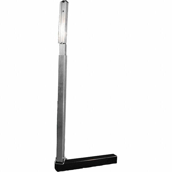 PRO-SAFE - 3.291' High, Traffic Sign Mounting Hardware - Aluminum, Compatible with 55" High x 48" Wide Signs, Silver - Eagle Tool & Supply