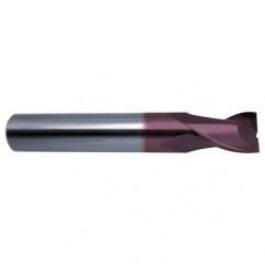 17/64 Dia. x 2-1/2 Overall Length 2-Flute Square End Solid Carbide SE End Mill-Round Shank-Center Cut-Firex - Eagle Tool & Supply
