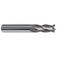1/2 Dia. x 3 Overall Length 4-Flute Square End Solid Carbide SE End Mill-Round Shank-Center Cut-Uncoated - Eagle Tool & Supply