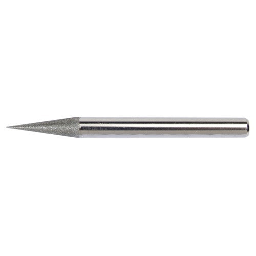 1/8″ × 3″ Electroplated Diamond Hone-150 Grit; 12 Degree Included Angle - Eagle Tool & Supply