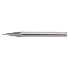 1/8″ × 3″ Electroplated Diamond Hone-150 Grit; 12 Degree Included Angle - Eagle Tool & Supply