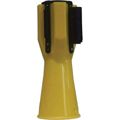 PRO-SAFE - 3-1/2" Wide x 9" High Styrene Barrier Tape - 0.5 Lb, Yellow - Eagle Tool & Supply
