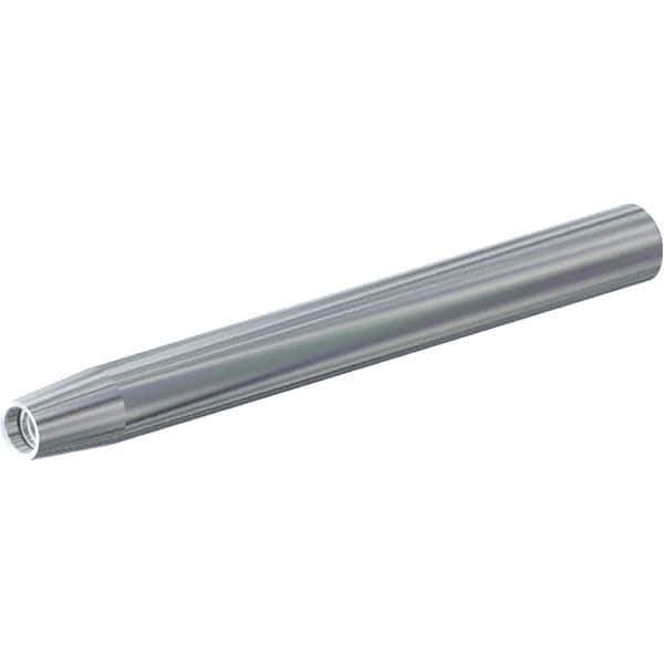 Kennametal - DL25 1.2598" Shank Diam Modular Connection 25mm Hole End Mill Holder/Adapter - 24mm Nose Diam, 250mm Projection, Through Coolant - Exact Industrial Supply