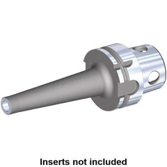 Kennametal - KM4X63 2-1/2" Shank Diam Taper Shank 24mm Hole End Mill Holder/Adapter - 24mm Nose Diam, 59mm Projection, Through Coolant - Exact Industrial Supply