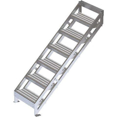 TRI-ARC - Rolling & Wall Mounted Ladders & Platforms Type: Ladder Style: Stair Unit - Eagle Tool & Supply