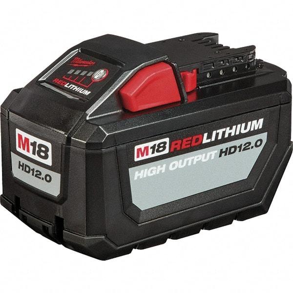 Milwaukee Tool - 18 Volt Lithium-Ion Power Tool Battery - 12 Ahr Capacity - Eagle Tool & Supply