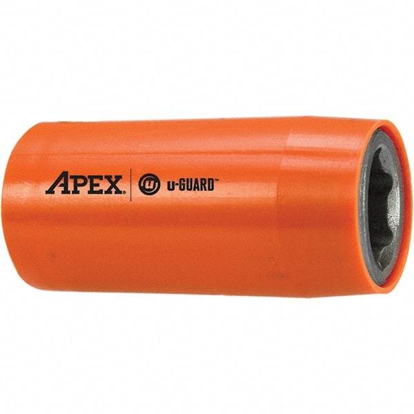 Apex - 1/4" Drive, Square Drive Socket - 0.945" OAL - Eagle Tool & Supply