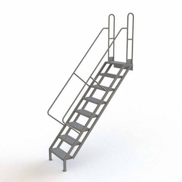 TRI-ARC - Rolling & Wall Mounted Ladders & Platforms Type: Stairway Slope Ladder Style: Stair Unit - Eagle Tool & Supply