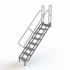TRI-ARC - Rolling & Wall Mounted Ladders & Platforms Type: Stairway Slope Ladder Style: Stair Unit - Eagle Tool & Supply