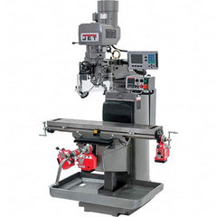 Jet - 42 x 9" 230V Electronic Variable Speed Control 3 Phase Knee Milling Machine - Eagle Tool & Supply