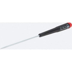 Wiha - 3mm Blade Width, Precision & Slotted Screwdriver Set - 100mm Blade Length, Straight Shank, Impact & Chemical Resistant Handle - Eagle Tool & Supply