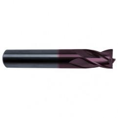 19/64 Dia. x 2-1/2 Overall Length 4-Flute Square End Solid Carbide SE End Mill-Round Shank-Center Cut-Firex - Eagle Tool & Supply