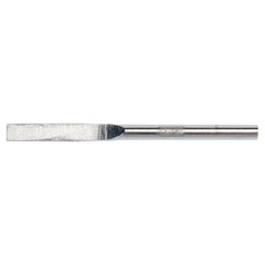 0.020″ × 1/8″ Electroplated Diamond File Flat 100 Grit 5/8″ Diamond - Eagle Tool & Supply