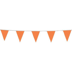 PRO-SAFE - Pennants Color: Orange Overall Length (Feet): 60.00 - Eagle Tool & Supply