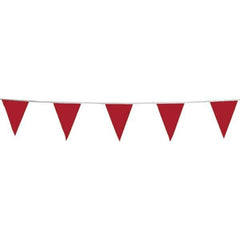 PRO-SAFE - Pennants Color: Red Overall Length (Feet): 100.00 - Eagle Tool & Supply