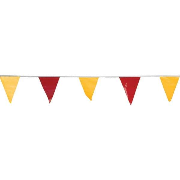 PRO-SAFE - Pennants Color: Red/Yellow Overall Length (Feet): 105.00 - Eagle Tool & Supply