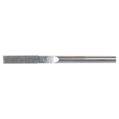0.120″ × 0.040″ Electroplated Diamond File Flat 100 Grit 5/8″ Diamond - Eagle Tool & Supply