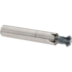 Accupro - 1/2° 1/2" Cut Diam, 0.187" Cut Width, 1/2" Shank, Solid Carbide Double-Angle Cutter - Eagle Tool & Supply