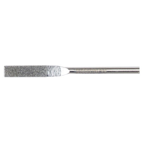 0.157″ × 0.040″ Electroplated Diamond File Flat 100 Grit 5/8″ Diamond - Eagle Tool & Supply