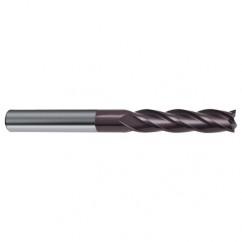 5/8 Dia. x 6 Overall Length 4-Flute Square End Solid Carbide SE End Mill-Round Shank-Center Cut-Firex - Eagle Tool & Supply