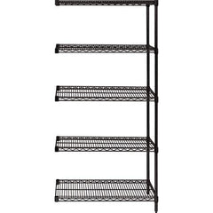 Quantum Storage - 24" Wide, 63 High, Open Shelving Accessory/Component - Use with #1630 Built-In Combination Lock - Eagle Tool & Supply
