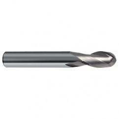 1/16" Dia. - 1-1/2" OAL - 30 Helix Bright CBD Ball Nose EM - 2 FL - Eagle Tool & Supply