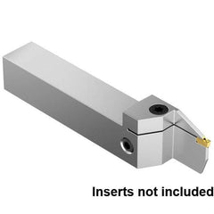 Kennametal - External Thread, 16mm Max Cut of Depth, 2mm Min Groove Width, 5" OAL, Right Hand Indexable Grooving Cutoff Toolholder - 3/4" Shank Height x 3/4" Shank Width, EG0200M02P02 Insert Style, EVSM Toolholder Style, Series EVSM - Eagle Tool & Supply
