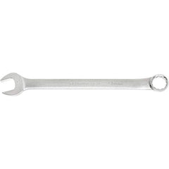 GearWrench - 2-1/4" 12 Point Combination Wrench - 15° Offset Angle, 27.795" OAL, Steel, Satin Finish - Eagle Tool & Supply