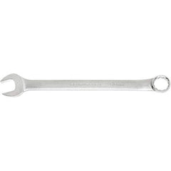 GearWrench - 55mm 12 Point Combination Wrench - 15° Offset Angle, 27.795" OAL, Steel, Satin Finish - Eagle Tool & Supply